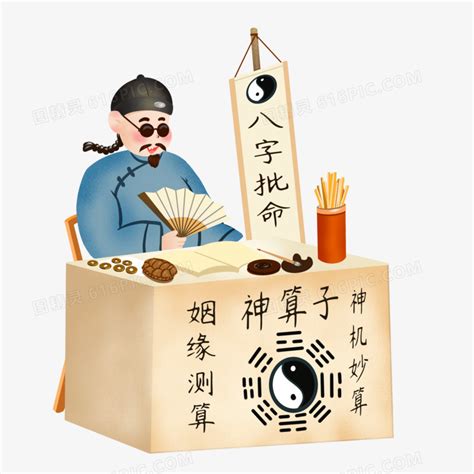 算命卡通